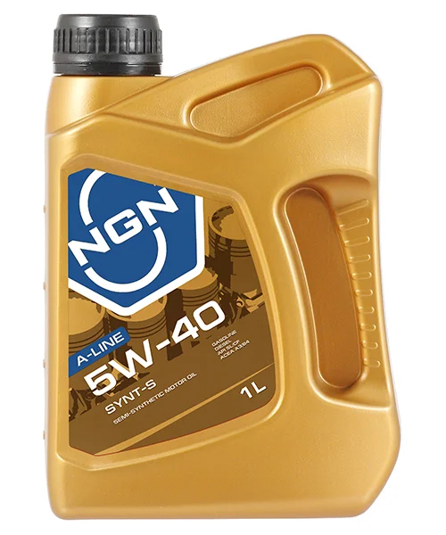 Масло полусинтетическое моторное NGN SYNT-S A-LINE SL/CF 5W-40, 1л