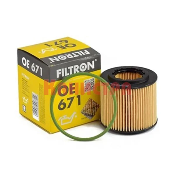Фильтр масляный (картридж) FILTRON OE671 (HU710x, GB-1224, LO-1001, SH4790P) SKODA / VW