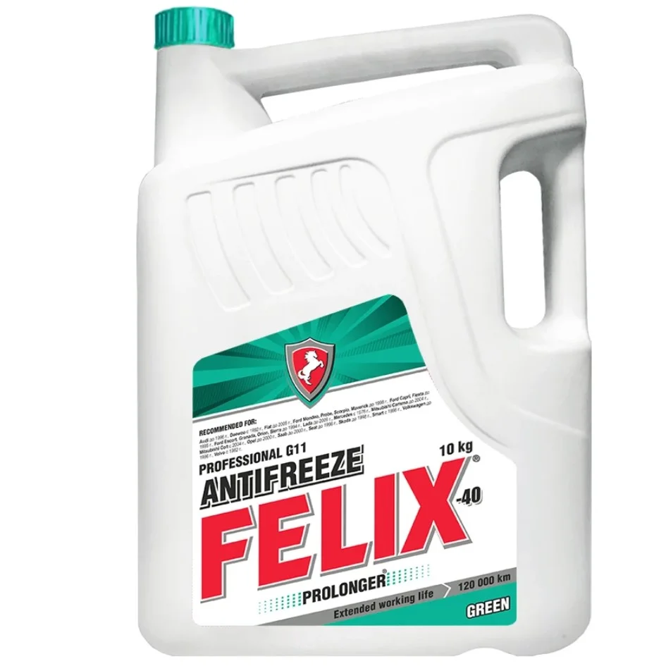 Антифриз FELIX Prolonger G11 зеленый, 10кг