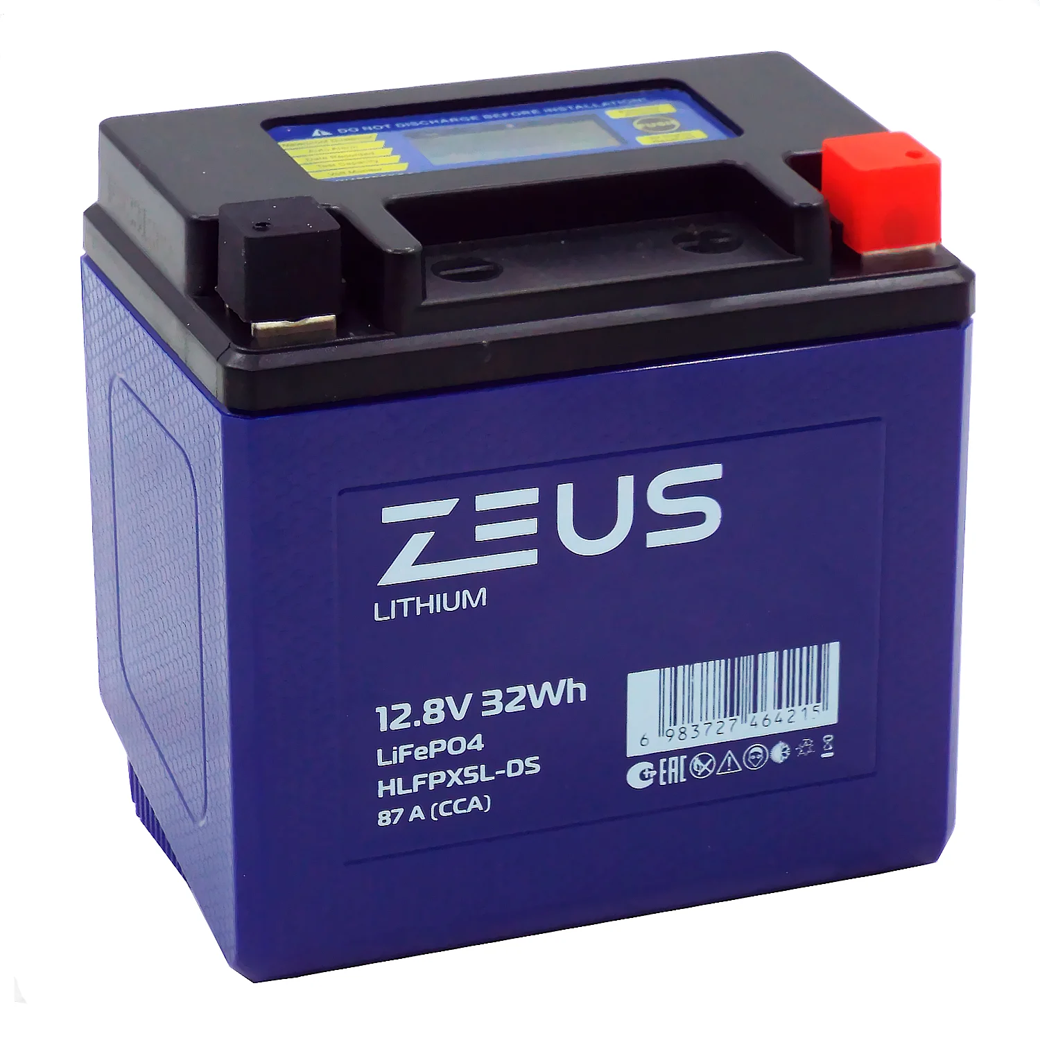 Аккумулятор ZEUS LITHIUM HLFPX5L-DS 32Wh о.п. (тип YTX5L-BS)