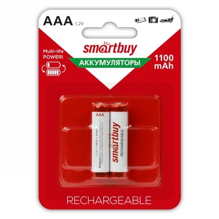 Аккумулятор Smartbuy AAA R03 1100 mAh BL*1