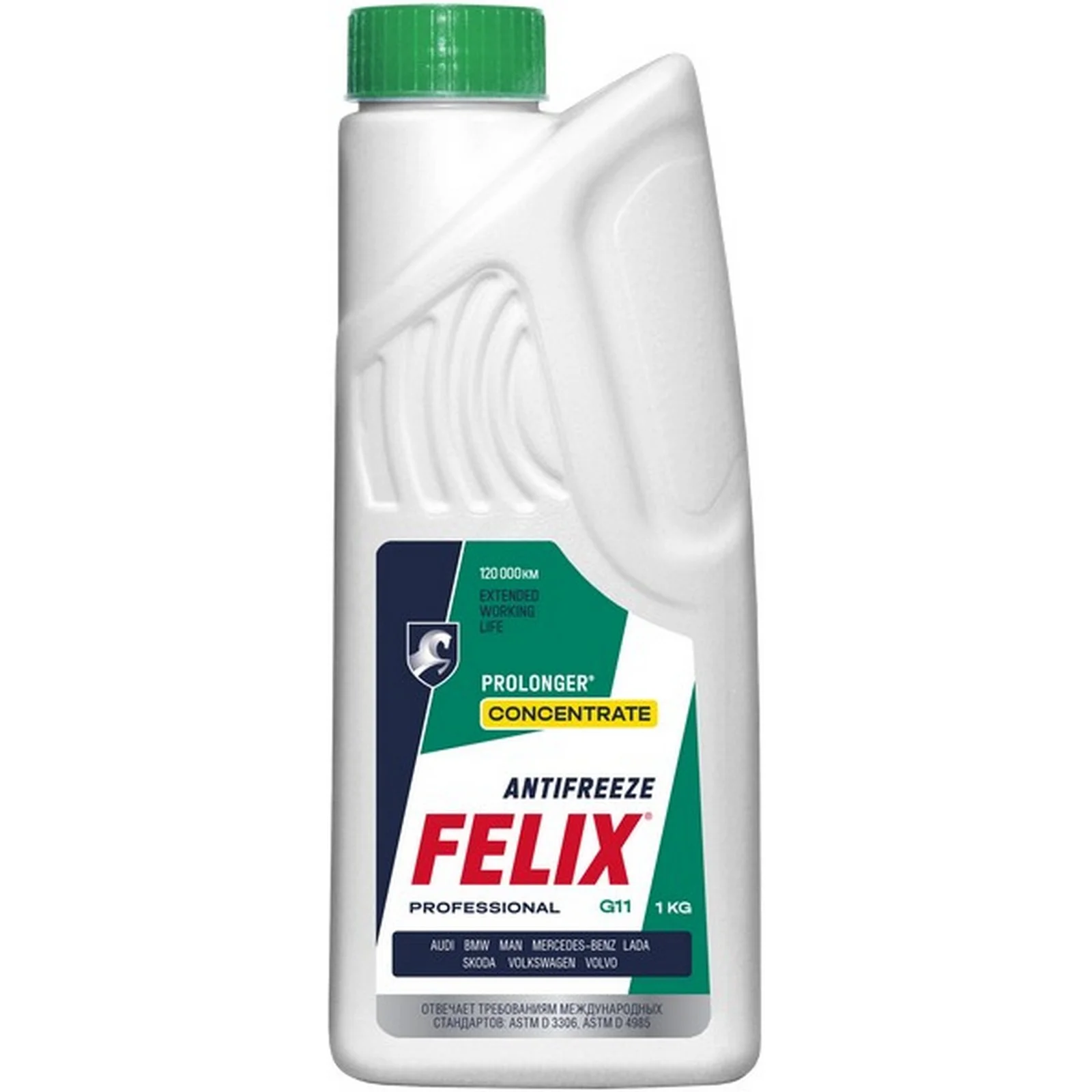 Антифриз FELIX Prolonger G11 зеленый, 1кг концентрат