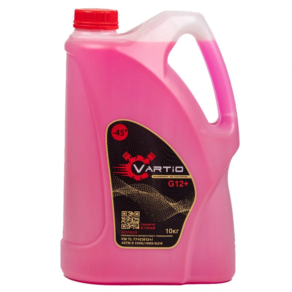 Антифриз VARTIO G12+ красный, 10кг